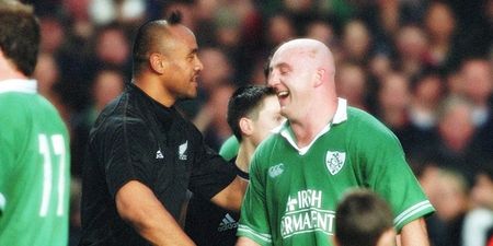 Brian O’Driscoll and Keith Wood warmly recall bruising encounters with Jonah Lomu