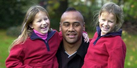 Jonah Lomu’s touching gesture to ailing Irish twins marks him out as a true giant