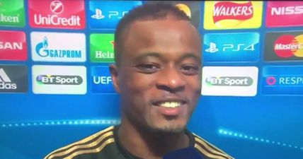 WATCH: Patrice Evra further cements his hero status at Manchester United with pre-match interview