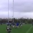 VIDEO: Dublin schoolboy’s conversion attempt wins the crossbar challenge forever