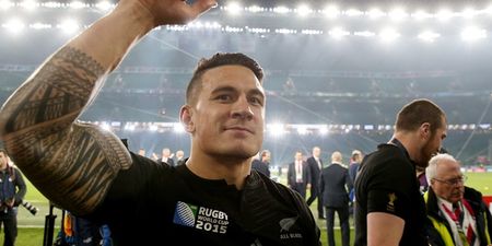 PIC: Sonny Bill Williams shares photo of his blood-sucking detox treatment