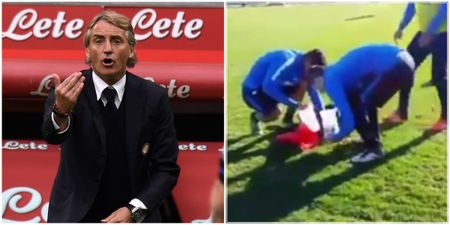 Video: Inter Milan players pull a cheeky prank on birthday boy boss Roberto Mancini