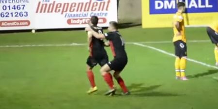 Video: Inverurie go completely Loco as captain takes kick-off and scores last-gasp Cup equaliser