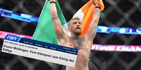 German media hail Conor McGregor’s journey from ‘plumber to king of the cage’