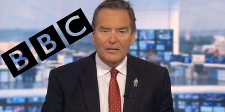 The sight of Jeff Stelling on the BBC has really caused a stir