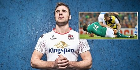 Tommy Bowe discusses the difficulties of showering with a bin bag on one leg