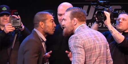 LIVE: Watch Conor McGregor come face to face with Jose Aldo at final UFC 194 press conference