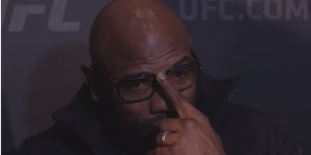 WATCH: UFC 194’s Yoel Romero breaks down in tears during media day