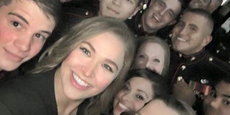 Broken but unbowed, Ronda Rousey keeps promise to attend Marine Corps ball