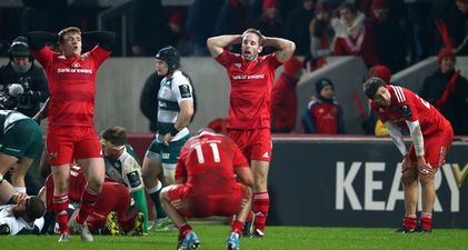 Munster’s Champions Cup hopes hit after Thomond Park defeat to Leicester