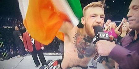 “Ireland baby… we did it!” – Conor McGregor’s first interview as undisputed UFC featherweight champion