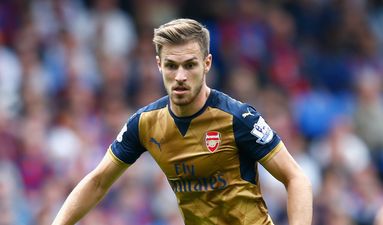 Arsenal’s Twitter account got a bit over-excited after Aaron Ramsey doubled Gunners’ lead