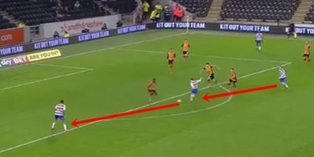 VIDEO: Stunned reaction to double back-heel assist as Reading go full Barcelona against Hull
