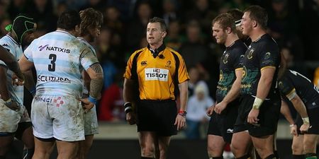 VIDEO: Nigel Owens tells off rugby player after dropping f-bomb during live coverage