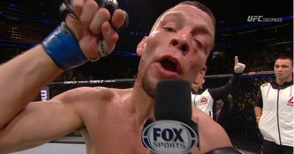 WATCH: Nate Diaz roars the complete opposite of a veiled call-out to Conor McGregor