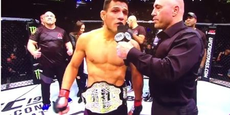 VIDEO: Lightweight champion Rafael dos Anjos offers to fight Conor McGregor in Ireland or Brazil