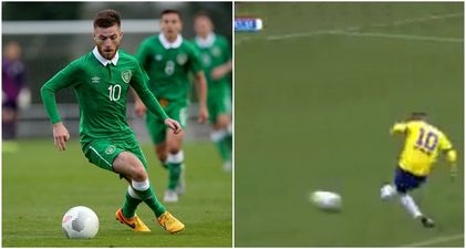 Watch: Irish midfielder Jack Byrne created a special piece of history today