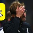 Liverpool might want to delete their pre-game Snapchat story taken at Watford
