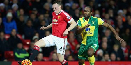 Phil Jones tries to cheer up Louis van Gaal with cutting comment about life under David Moyes