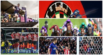 A handy guide to a bumper day of live sport on TV