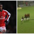 VIDEO: Former Arsenal defender has absolutely no time for trick free kicks