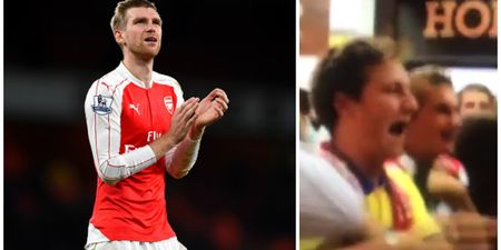 VIDEO: Per Mertesacker inspires Arsenal fans to create one of the worst football chants you’ll ever see