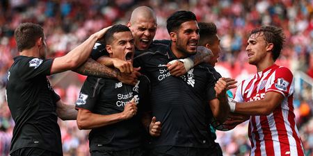 Liverpool name strong team for their wet and windy Cup trip to Stoke