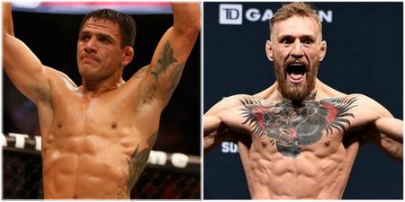 Conor McGregor reacts to Rafael dos Anjos fight confirmation as only he can