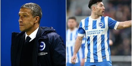 Chris Hughton has his say on Richie Towell’s debut for Brighton