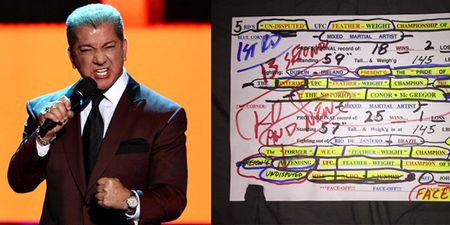 Bruce Buffer’s selling a rare piece of UFC 194 history for charity