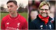 Irish youngster reveals what Jurgen Klopp said to him when he made the bench for Liverpool