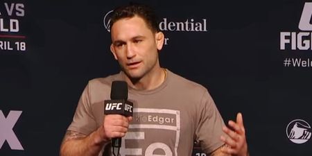 Frankie Edgar appears happy to wait for Conor McGregor