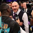 Video: Tyson Fury storms ring to confront ‘bum’ Deontay Wilder after vicious knockout win