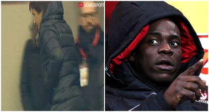 Watch: Italy manager leaves the stadium when Mario Balotelli comes on for AC Milan