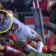 WATCH: Chris Ashton to miss Six Nations after this ghastly tackle on Luke Marshall