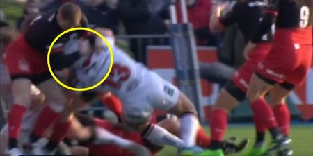 WATCH: Chris Ashton to miss Six Nations after this ghastly tackle on Luke Marshall