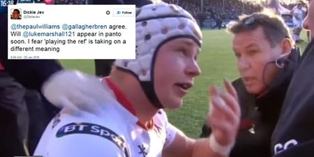 English rugby fans target Luke Marshall after Chris Ashton’s 10-week ban
