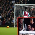 Angry West Ham uses lots of crazy hand gestures to distract Sergio Aguero before spot-kick