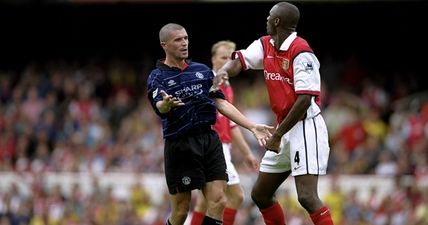Roy Keane managed to avoid profanity as he paid a touching tribute to old foe Patrick Vieira
