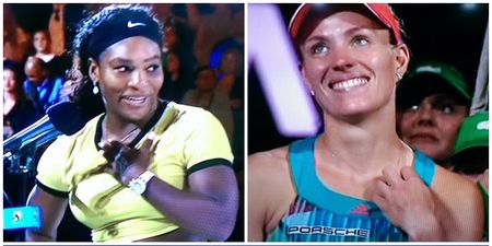 Serena Williams shows champions class with humble congratulations to Angelique Kerber