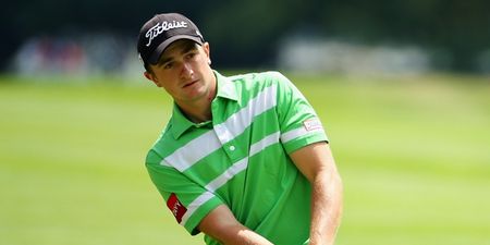 Paul Dunne is hot on the heels of the leaders in his first PGA Tour event