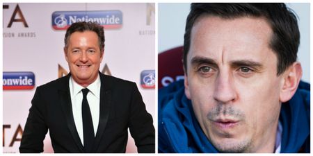 Piers Morgan won’t be allowed to forget this tweet about Gary Neville in a hurry