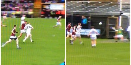 VIDEO: Kildare’s Daniel Flynn carries the ball from his own half and thumps in a crazy goal against Westmeath