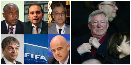 Alex Ferguson has endorsed his preferred candidate for FIFA president