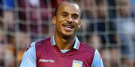 VIDEO: Gabby Agbonlahor tells reporter that “the papers like to chat a load of s**t”