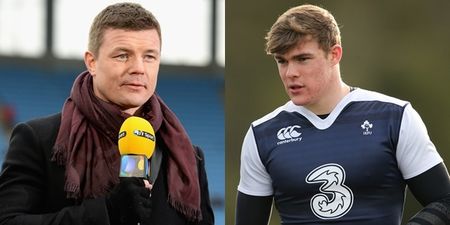 Brian O’Driscoll has been heaping more praise on future star Garry Ringrose