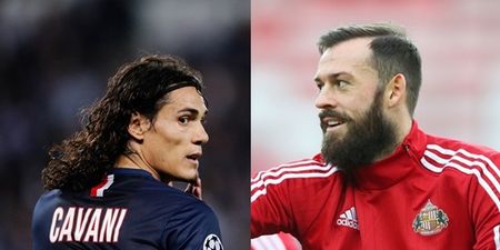 VIDEO: Edison Cavani’s face as Steven Fletcher came on for Marseille is priceless
