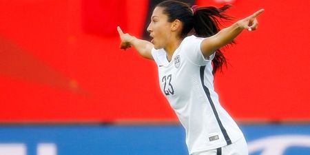 WATCH: Christen Press has a first touch that simply doesn’t belong on this planet