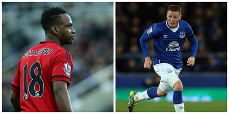 Saido Berahino may be in trouble with FA for lashing out at James McCarthy off the ball