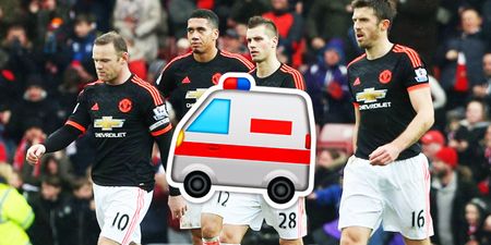 The full extent of Manchester United’s ludicrous injury list